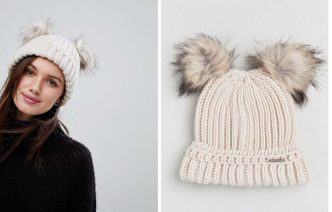asos beanie pompom