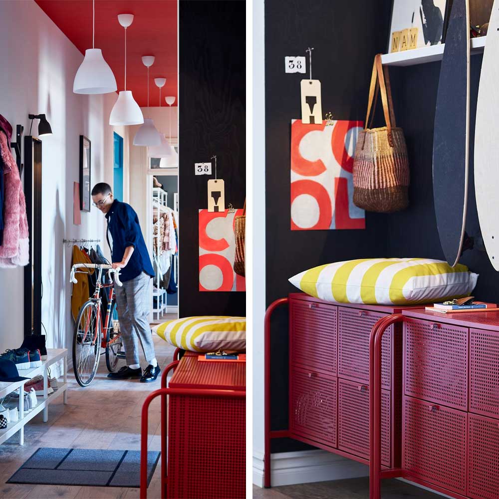 NIKKEBY IN RED FROM IKEA 2020